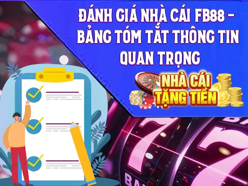 Đánh Giá Nhà Cái FB88 - Bảng Tóm Tắt Thông Tin Quan Trọng