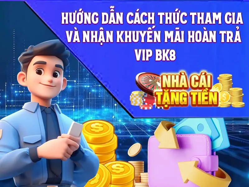 Hướng dẫn cách thức tham gia và nhận khuyến mãi hoàn trả vip bk8