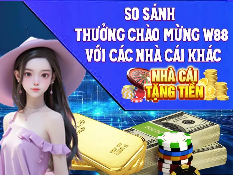 So Sánh Thưởng Chào Mừng W88 Với Các Nhà Cái Khác