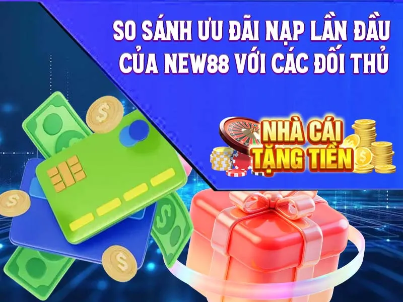 So Sánh Ưu Đãi Nạp Lần Đầu Của New88 Với Các Đối Thủ