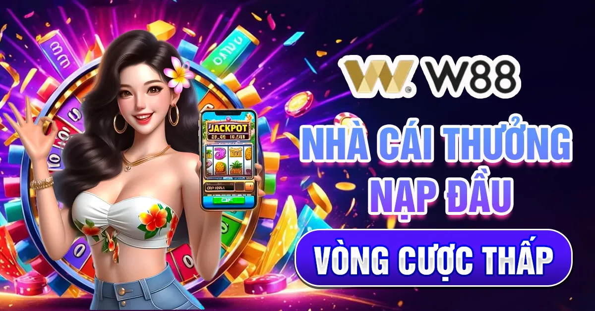 W88 - Nhà Cái Thưởng Nạp Đầu Vòng Cược Thấp